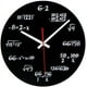 thumbnail image 1 of Reloj matemático, diseño de reloj de pared único, novedad, reloj con ecuaciones matemáticas: cada hora marcada por una ecuación matemática simple (negro), 1 of 4