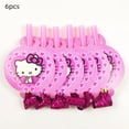 thumbnail image 5 of Decoraciones para baby shower de Hello Kitty Cat en color rosa Globos para el quinto cumpleaños de niñas Platos de papel Vajilla desechable Suministros para fiestas, 5 of 5