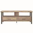 thumbnail image 3 of Stonecroft Furniture Support de Télévision 59" en Pin Vieilli et Bronze Foncé, 3 of 10