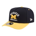 thumbnail image 3 of Men's New Era  Navy/Maize Michigan Wolverines Two-Tone Arched 9FIFTY Snapback Hat, 3 of 7