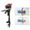 4 Stroke Outboard Motor 4 hp Outboard Boat Motors 60cc for Inflatable, Kayak, Dinghy, Canoe