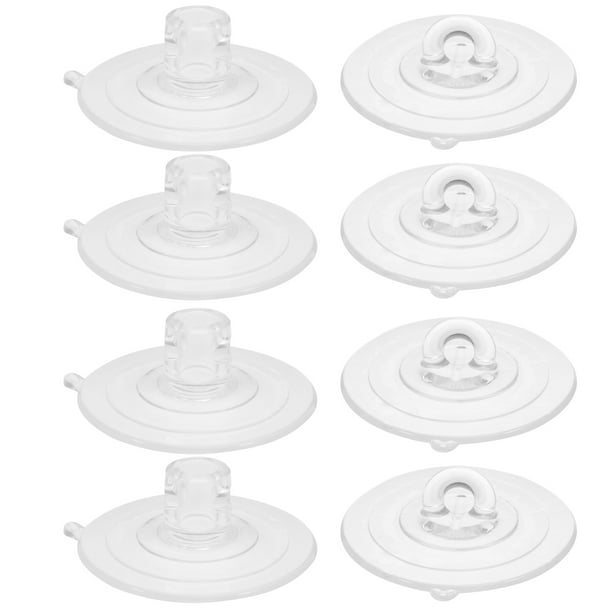 Kit de ventosas para ventana de gato, 8 Uds., reemplazo de ventosa transparente, ventosas fuertes con tornillos para hamaca para gato