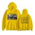 thumbnail image 1 of GUE Double Sided Pattern Hoodies For Unisex Vintage Pullovers,XL,Yellow, 1 of 2