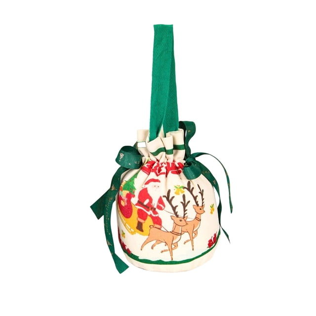 A Festive Fabric Drawstring Bag For Small Gift Packaging And Presentation With A Secure Closure And Durable Build