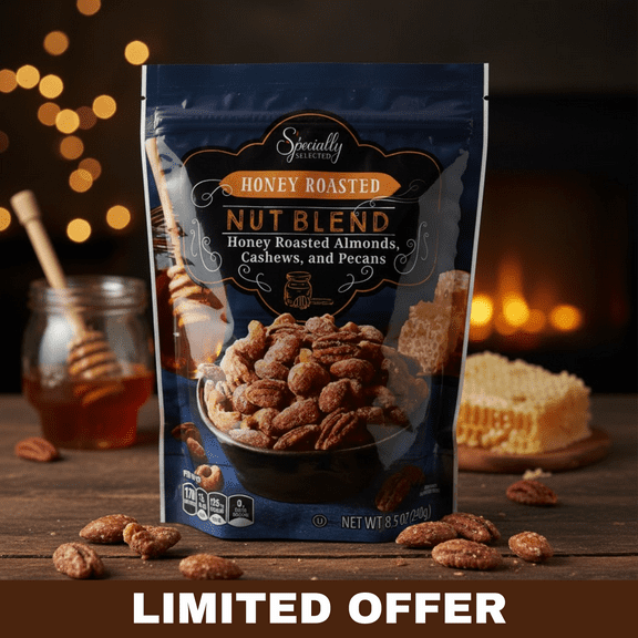 Specially Selected Honey Roasted Nut Blends – Sweet & Crunchy Gourmet Snack Mix