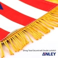 thumbnail image 2 of Anley 4 X 6 Pouces Puerto Rico Fenêtre Fringy Drapeau Suspendu - Mini Drapeau Bannière & Voiture Décor Rétroviseur - Franges Puerto Rican Drapeau Suspendu avec Ventouse, 2 of 5