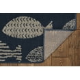 thumbnail image 5 of Linon Home Décor Allegra Bouey Area Rug or Runner Collection, Blue and Ivory, 5' x 7'6", 5 of 5