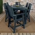 thumbnail image 2 of Highwood 7-pc Weatherly Dining Set - 42" x 84" Rectangle Table, Counter Height, Outdoor, Eco-friendly, Synthetic Wood, 2 of 7