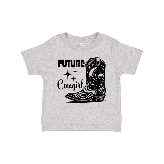 Inktastic Future Cowgirl Western Boot Rodeo Girls Toddler T-Shirt