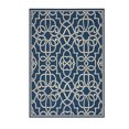 thumbnail image 6 of Noble House Jacyntha 90x63" Indoor Fabric Geometric Area Rug in Navy and Ivory, 6 of 6