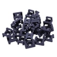 thumbnail image 1 of Tornillo Soporte Sillas De Montar Bases Atadura De Cables Soporte 23mmx16mm 30 Unidades Negro, 1 of 1