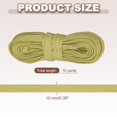 thumbnail image 2 of Uxcell 10 Yards Corset Boning Casing, 3/8"(10mm) Nylon Plush Boning for Sewing, Bra Cover Casing Elastic Band Tape for Lingerie Wedding Bridal Gown Dress, Yellow Green, 2 of 6