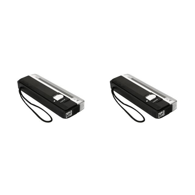 Yuarrent Detector de dinero de moneda falsa de mano, antorcha, billetes, pasaportes, comprobador, lámpara, efectivo portátil para tienda de 1 2piezas