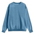 thumbnail image 5 of Women's Round Neck Print Comfortable Long Sleeve Hoodie Top For Daily Casual, 5 of 9