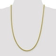 thumbnail image 2 of 14K Yellow Gold 3.45mm Semi-solid Wheat Chain 22 Inch, 2 of 6