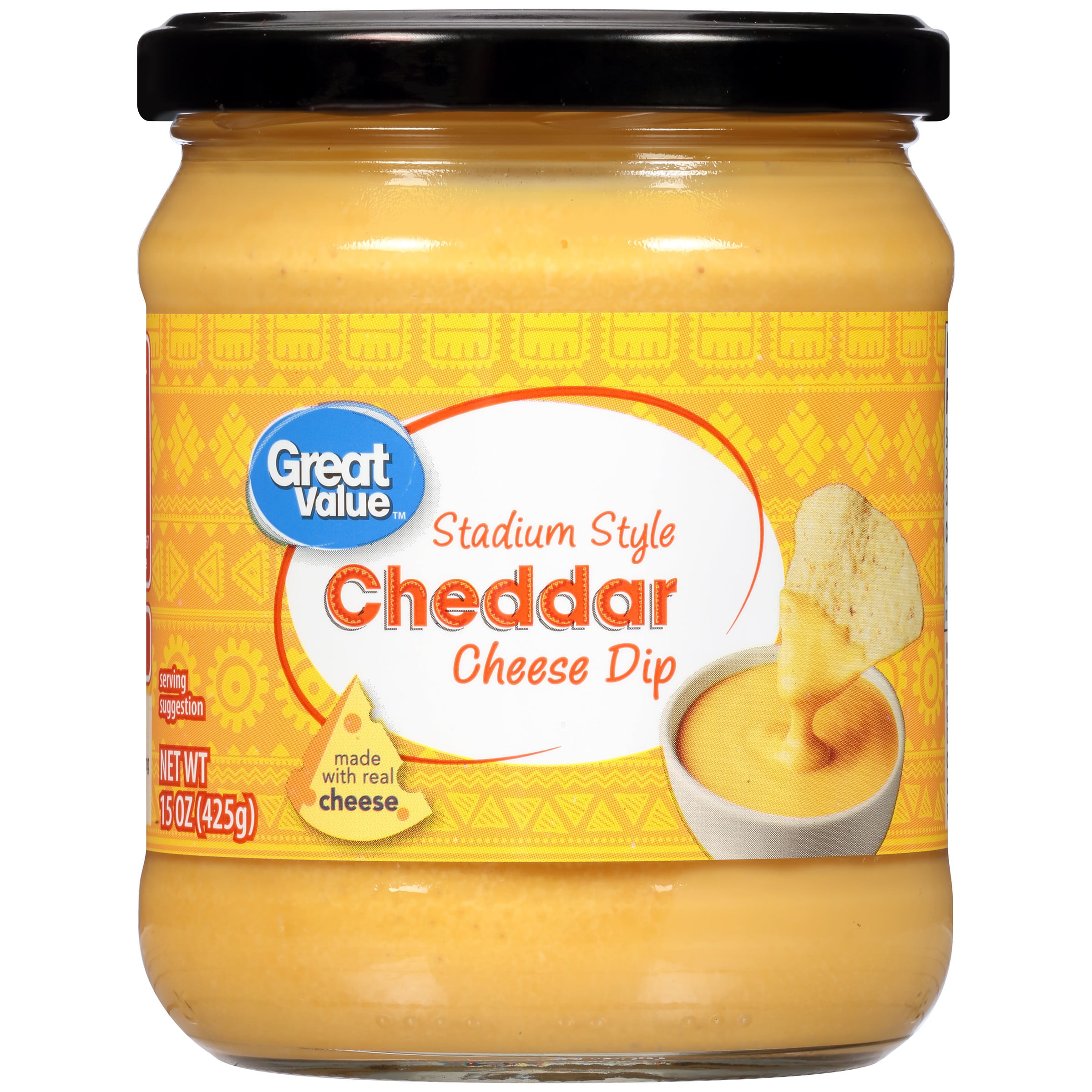(4 Pack) Great Value Stadium Style Cheddar Cheese Dip, 15 oz - Walmart.com How To Pack A Can Of Dip