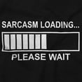 thumbnail image 2 of Sarcasm Loading Please Wait Unisex Fleece Graphic Zip Up Hoodie Brisco Brands 2X, 2 of 5