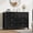 Black, variant on Memoryfield 6 Drawer Wooden Dresser, Modern Chest of Drawers with Deep Drawers, Large Storage Dresser for Bedroom Entryway Hallway, Pink