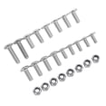 thumbnail image 3 of 25 piezas ATV guardabarros perno tornillo tuerca montaje kit acabado niquelado reemplazo para Banshee Mudflap, 3 of 5