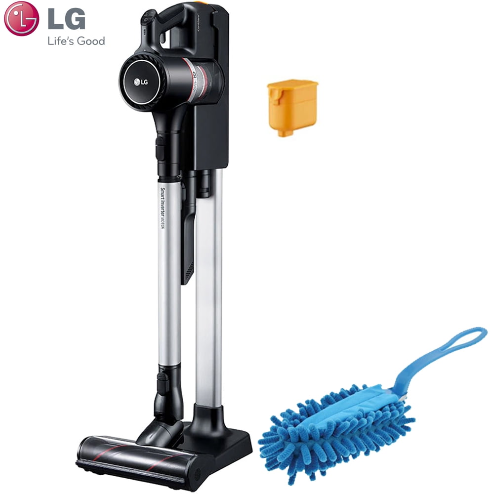 LG A913BM CordZero A9 Cordless Stick Vacuum Black Bundle with Scrub
