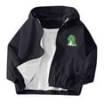 thumbnail image 2 of Cowsor Girls Windbreaker Lightweight Spring Fall Outerwear for Kids, 2 of 7