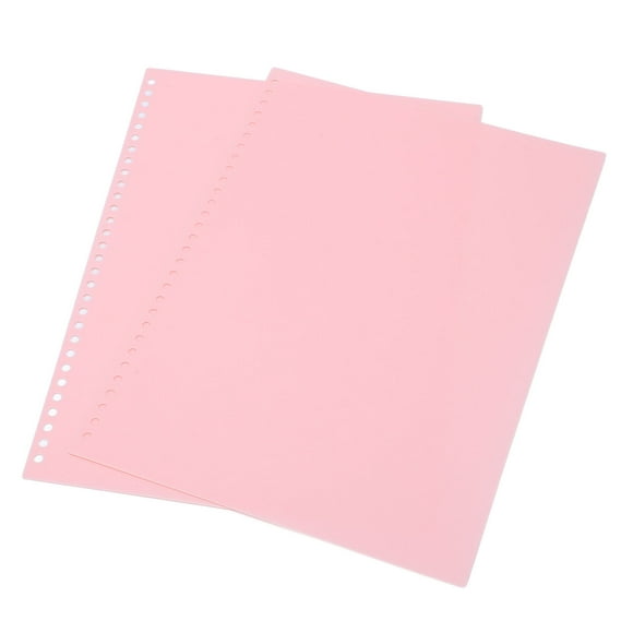 20pcs A4 30 Holes Loose Leaf Binding Cover PP Plastic Sheet Paper Protector For Office
