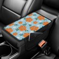 thumbnail image 2 of FUIALDOLG Auto Center Console Cover Pad for Interior, Breathable Storage Pockets on Both Sides Car Center Console Cover for Sedan Car Armrests Storage Cover, Tropical Hibiscus Floral Pattern, 2 of 6