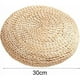 thumbnail image 4 of Cojín de asiento redondo, cojín de silla futón tatami, cojín de suelo, cojín de meditación, cojín de suelo de paja, cojín de silla de oficina para relajarse 30 * 30 cm, 4 of 5
