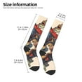 thumbnail image 2 of Balery Samurai Frog Guitar Calcetines novedosos Calcetines deportivos Calcetines hasta la rodilla Calcetines de algodón Calcetines originales y geniales, 2 of 6
