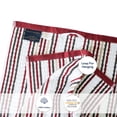 thumbnail image 4 of Craftsworth 100% Cotton Kitchen Towel, 15x26-Pack of 6, Stripe Red Combo, 4 of 6
