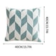 thumbnail image 3 of Fiudx Funda de Almohada de Terciopelo con Diseño de Copos de Nieve, Transpirable, Suave Al Tacto, con Estampado Geométrico, Elegante Decoración para El Hogar, Sofá de Oficina, Cojín de Noche, Cremall, 3 of 6