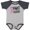 Heather and Navy, variant on Inktastic Fight Breast Cancer Pink Ribbon Boys or Girls Baby Bodysuit