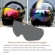 thumbnail image 4 of Eigraketly Gafas de sombrero de bicicleta de carretera para hombres y mujeres, lentes de repuesto coloridas, moldeadas integralmente, desmontables, Bicicletas eléctricas gris negro Eigraketly OD027270-02, 4 of 6