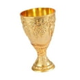 thumbnail image 3 of Copa medieval vintage, vaso para beber, suministros para fiestas, grabado, antigüedades, cumpleaños Oro, 3 of 9