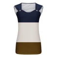 thumbnail image 4 of Économies en Liquidation! BEFOKA Débardeur d'Été pour Femmes, Débardeur Décontracté pour Femmes, Camisole Aguichant Imprimée à la Mode pour Femmes, Col Rond en Métal, 4 of 5