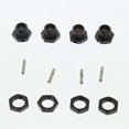 thumbnail image 1 of Team Losi 8ight Nitro Buggy 1/8: Tuercas de rueda anodizadas negras, cubos hexagonales y pasador de transmisión Team Losi RC107292, 1 of 2