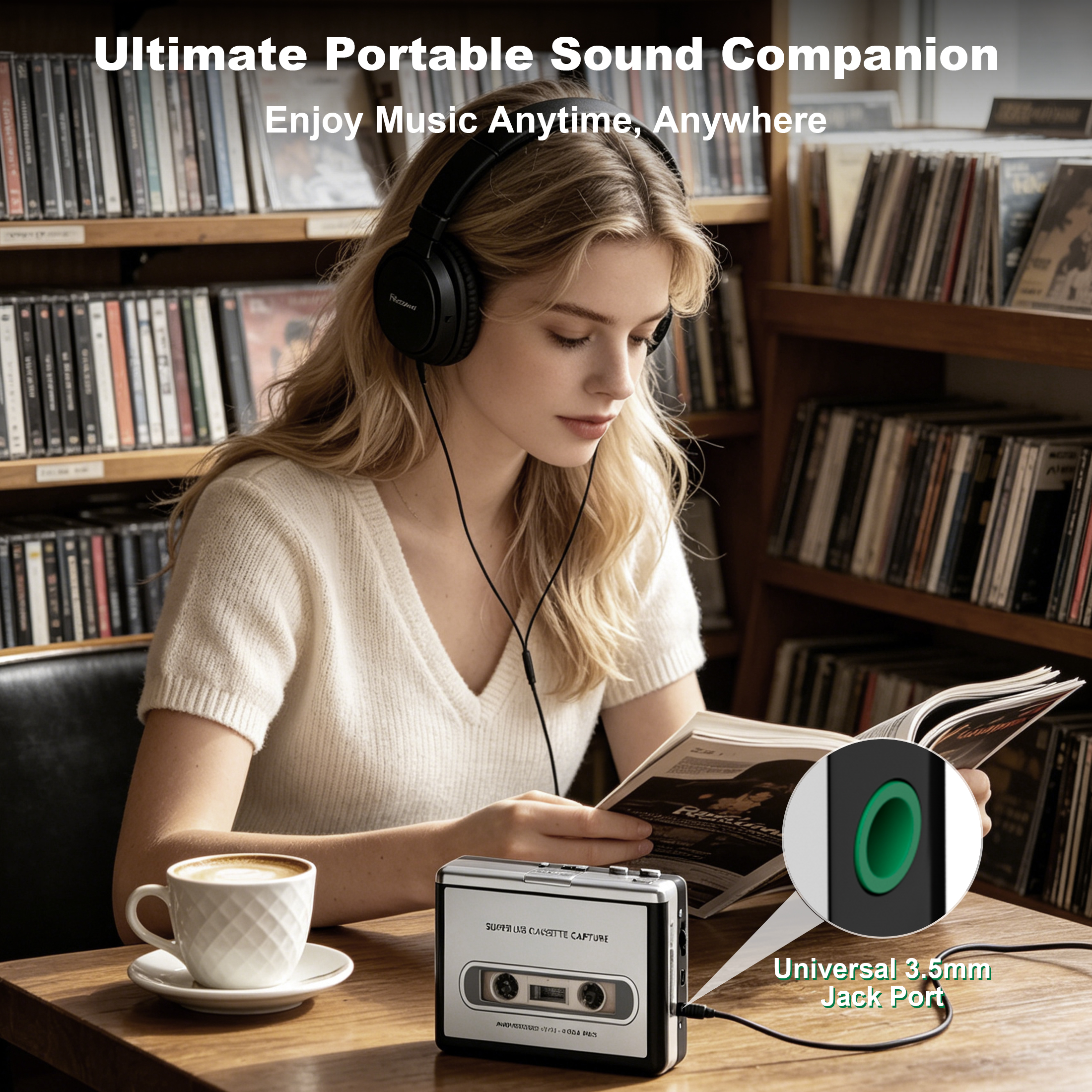 Reshow Portable Walkman Cassette Player photo 6