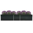 thumbnail image 2 of vidaXL Raised Garden Bed Galvanized Steel Anthracite Planter Box Multi Sizes, 2 of 81