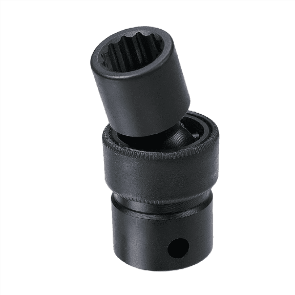 Grey Pneumatic 3/8" Drive x 10mm Standard Universal- 12 Point Socket - Black