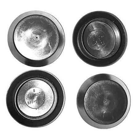 (Lot of 10) SBDs 1-1/8" Flush Mount Black Plastic Body and Sheet Metal Plugs by CAPLUGS - Made in USA | for ID 1-1/8", Panel Thickness 0.02"-0.18", OD (Head Dia) 1-1/2", Height 0.43