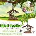 thumbnail image 2 of Wovilon Bird Feeders Wooden Bird House Bird Feeder Wooden Birdhouse Garden Bird House Garden Gifts, 2 of 8