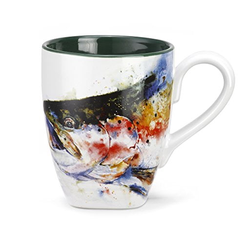 16-Ounce Multicolor DEMDACO Big Sky Carvers Trout Mug
