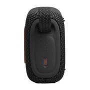 JBL Go 5 - Ultra-portable waterproof and drop-proof speaker with JBL legendary sound and ambient edge lighting - Black