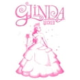 thumbnail image 2 of Women's Wicked Glinda Distressed  Graphic T-Shirt, 2 of 3