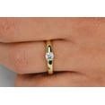 thumbnail image 2 of Hitanshu Jewels Wedding Band Women Ring 14K Yellow Gold Finish Round Cut Cubic Zirconia, 2 of 6