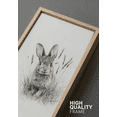thumbnail image 2 of Vintage Easter Bunny Canvas Wall Art, Antique Spring Rabbit Painting, Rustic Dark Moody Rabbit Poster, Retro Esater Art Canvas, Cute Farmhouse Animal Wall Art, Nursery Wall Art 8x10inch Framed, 2 of 7