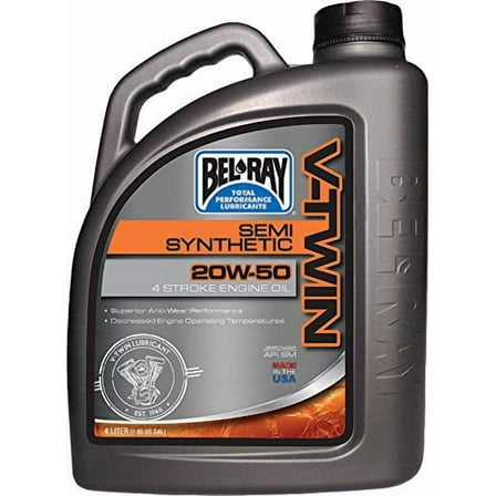 Bel-Ray 96910-BT4 Motor Oils, 20W-50 4 Liter