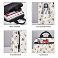 thumbnail image 3 of Honeii Bees And Flowers Print Lightweight Backpacks,Carry on Backpack,Durable Backpack for School, Work & Travel, 3 of 7
