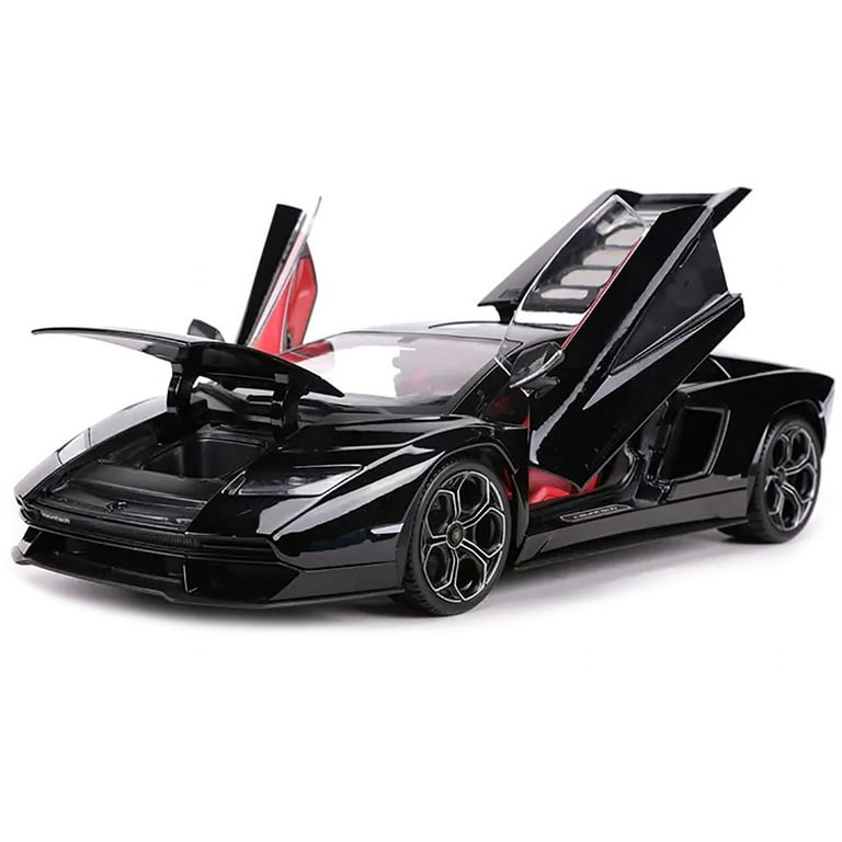 Lamborghini Countach LPI 800-4 Black with Red Interior