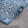 thumbnail image 5 of World Rug Gallery Transitional Geometric Textured Flat Weave Indoor/Outdoor Area Rug - BLUE 5' X 7', 5 of 9